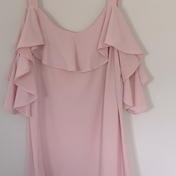 Express Pink Ruffle Tank Top size Small - Picture 6 of 10